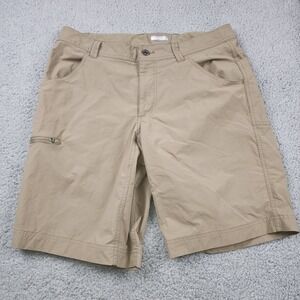 Marmot Shorts Mens 32 Brown Beige Hiking Climbing Camp Trail Trek Zip Pocket